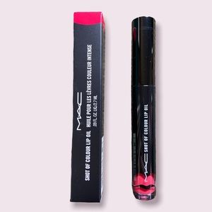 MAC Shot of Color Lip Oil in Whirled Tour. NEW
